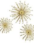 Aga - Gold Metal Wall Decor (Set of 3)