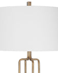 Link - Brushed Gold Floor Lamp