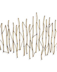 Nature's Rhythm - Metal Wall Decor - Gold
