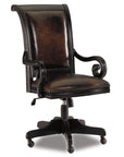 Telluride - Tilt Swivel Chair - Dark Brown