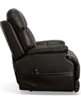 Clive - Power Recliner With Power Headrest & Lumbar - Black