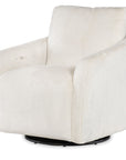 CC - Bonnie Swivel Chair With Power Footrest - White
