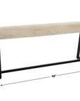 Taupo - Sheepskin Bench