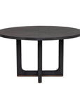 Waterfall - Round Dining Table - Deep Ebony