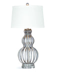 Sophie - Table Lamp - Silver / White