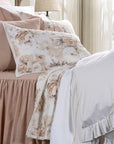 Colette - King Reversible Quilt Set (Set of 3) - Blush