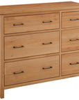 2 West 6 Drawer Combo Dresser