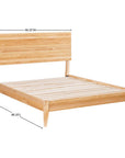 2 West Modern Platform Queen Bed