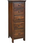 Heritage 5 Drawer Lingerie Chest in Solid Alder Wood