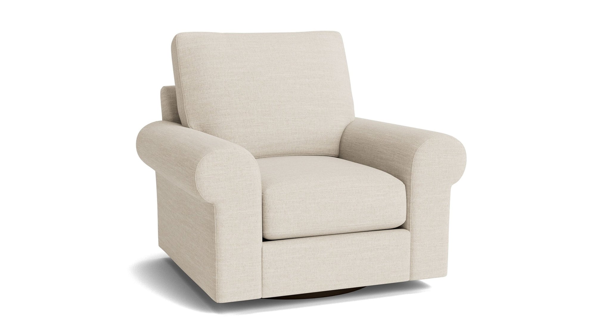 True Custom Roll Arm Accent Chair