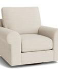 True Custom Roll Arm Accent Chair