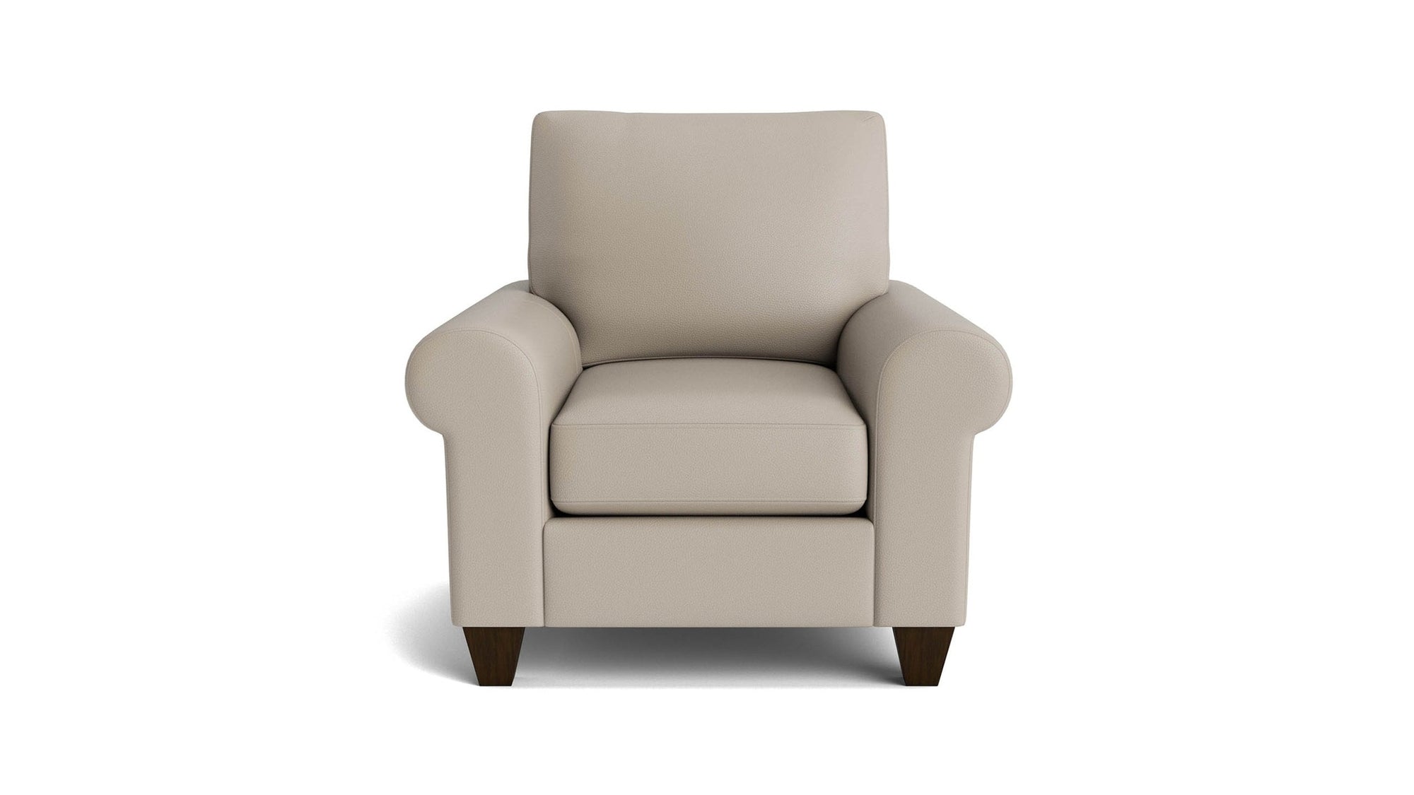 True Custom Roll Arm Accent Chair