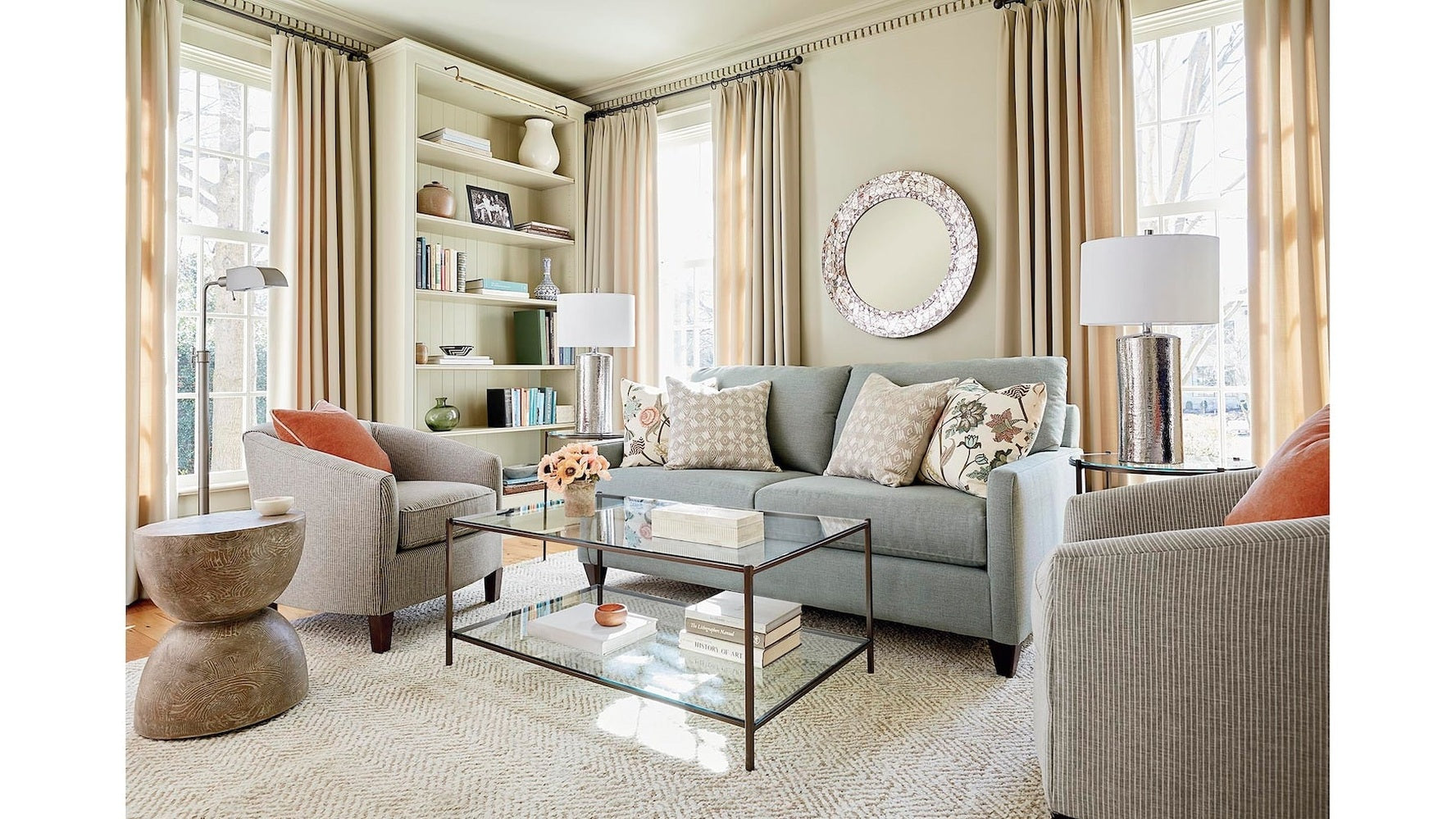 True Custom Track Arm Sofa