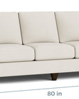 True Custom Slope Arm Sofa