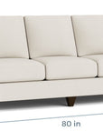 True Custom Slope Arm Sofa