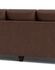 True Custom Leather Slope Arm Sofa
