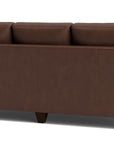 True Custom Leather Large Panel Arm Sofa