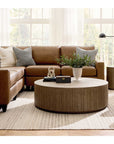 Andora Round Plinth End Table