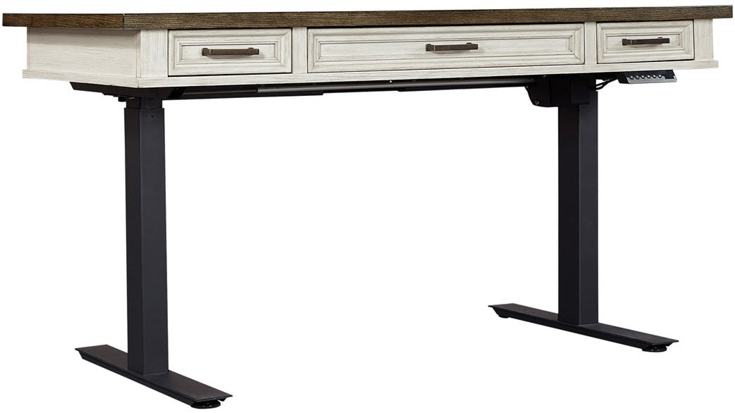 Caraway Collection 60" Lift Desk Top and Adjustable Desk Base