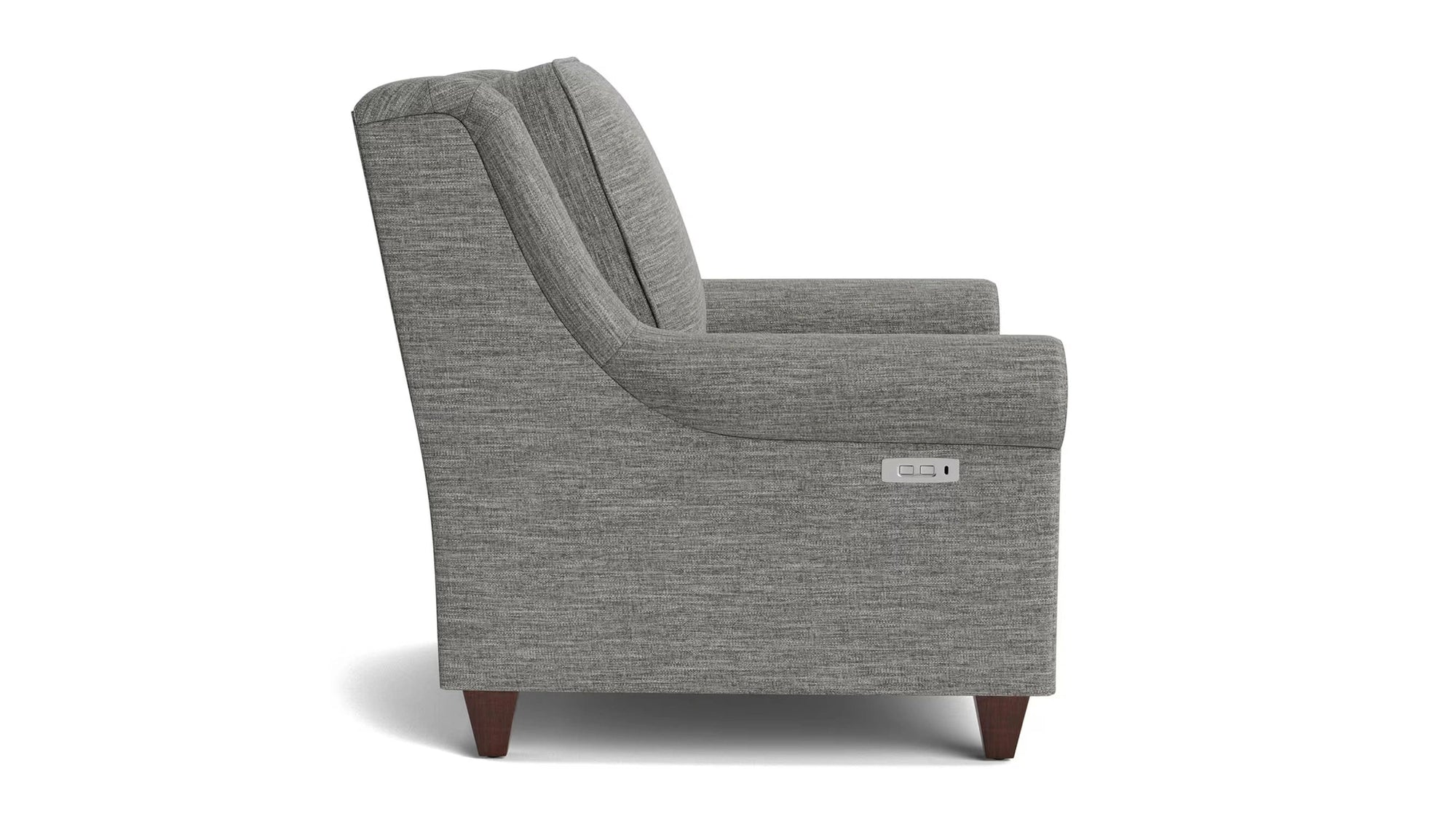 Magnificent Motion Fabric Sock Arm Power Wall Recliner