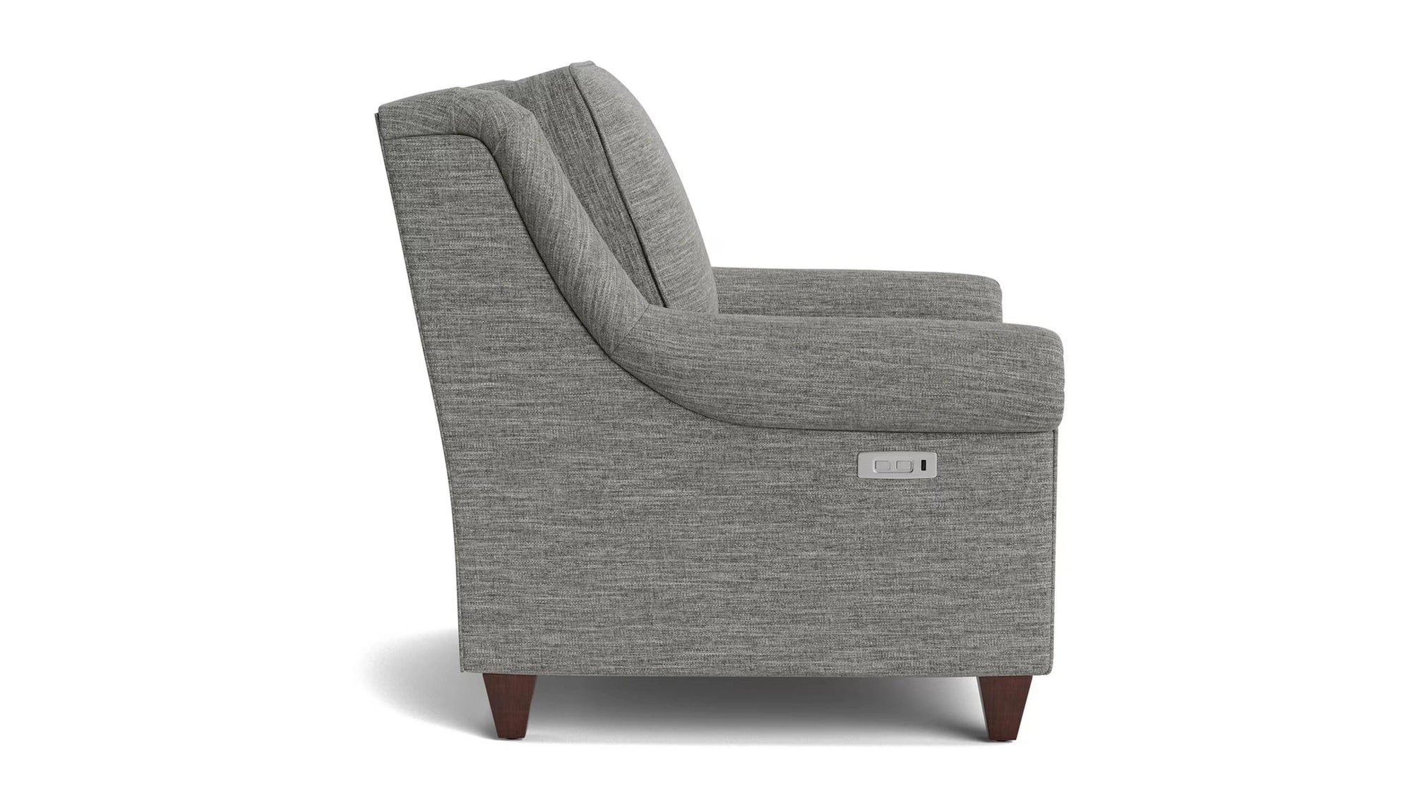 Magnificent Motion Fabric Panel Arm Power Wall Recliner