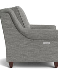 Magnificent Motion Fabric Panel Arm Power Wall Recliner