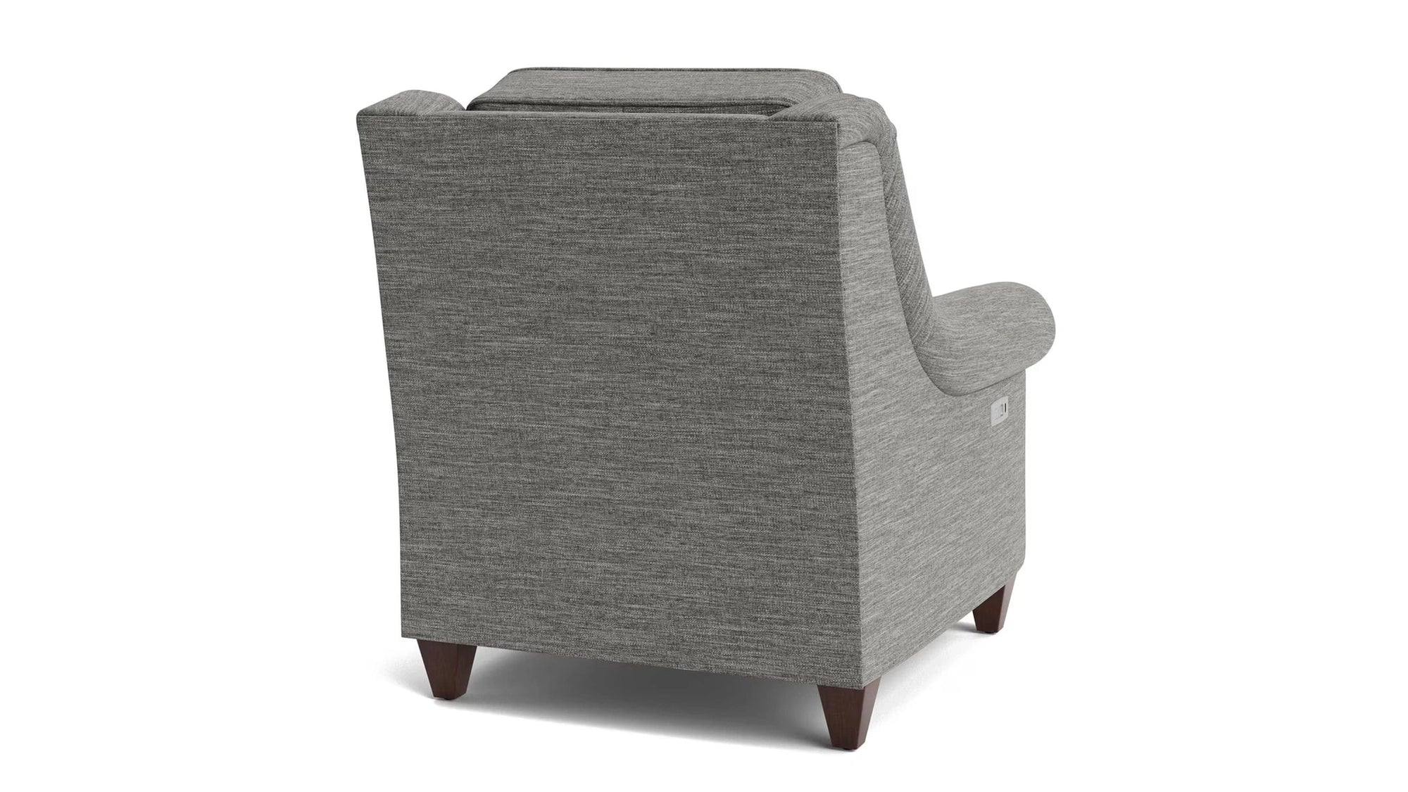 Magnificent Motion Fabric Panel Arm Power Wall Recliner