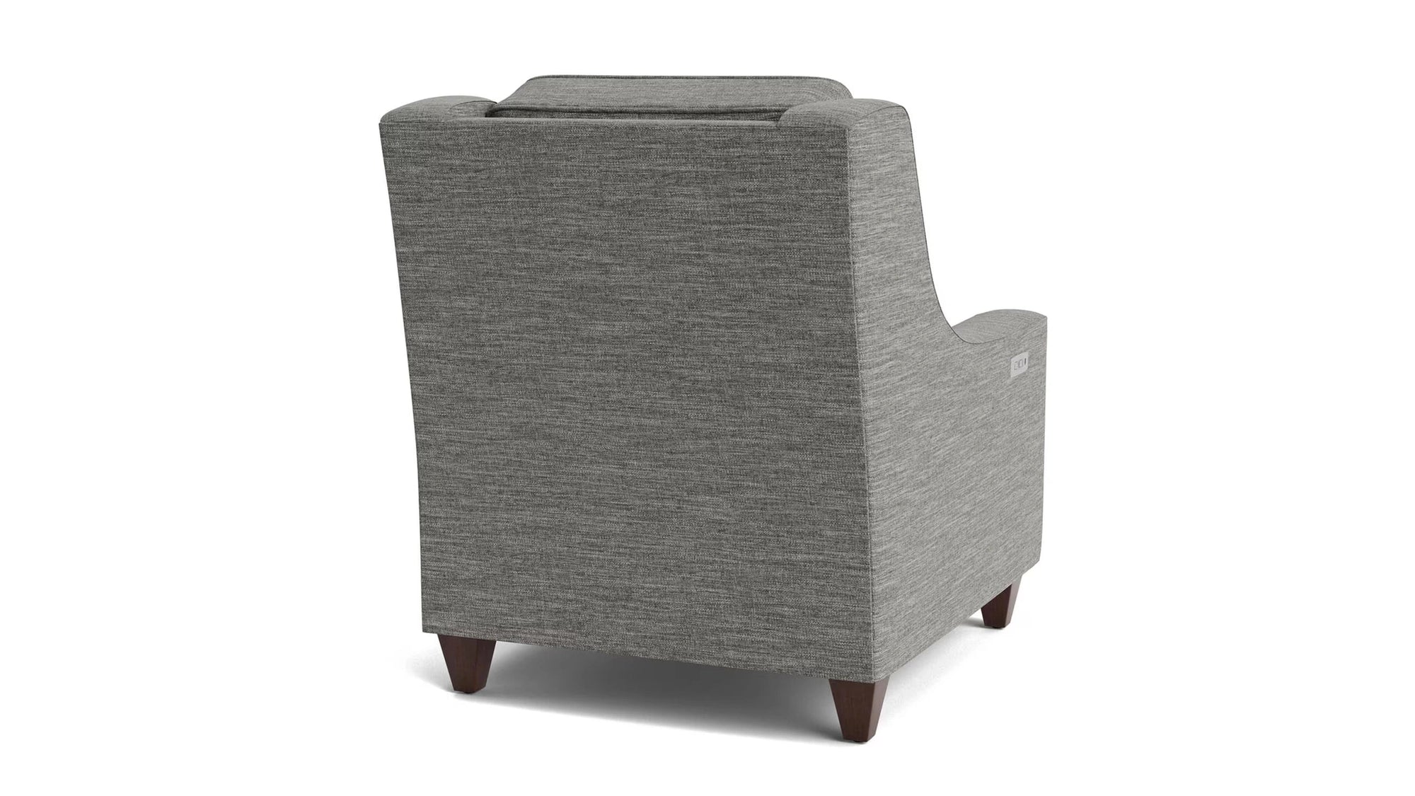 Magnificent Motion Fabric Slope Arm Power Wall Recliner