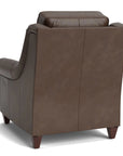 Magnificent Motion Leather Roll Arm Power Wall Recliner