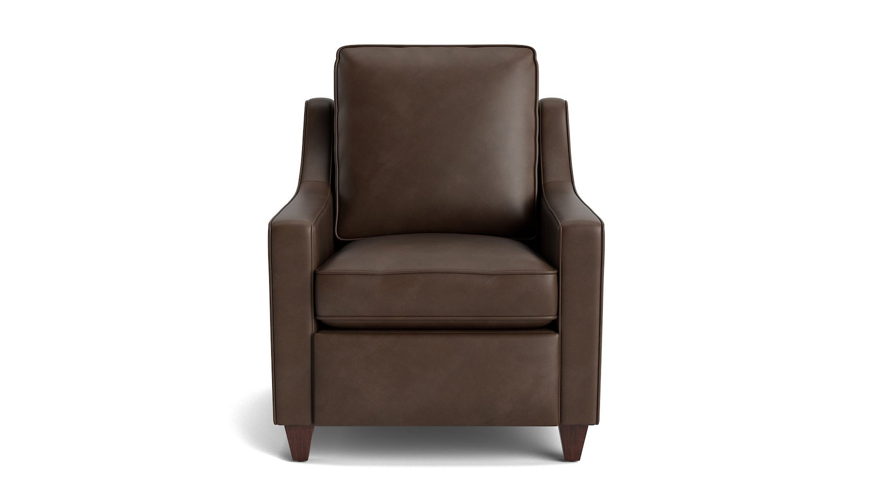 Magnificent Motion Leather Slope Arm Power Wall Recliner