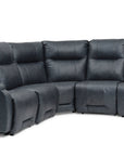 Maverly Reclining Sectional Heavily Cushioned Modular Comfort Sofa with Power Options