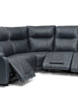 Maverly Reclining Sectional Heavily Cushioned Modular Comfort Sofa with Power Options