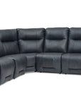 Maverly Reclining Sectional Heavily Cushioned Modular Comfort Sofa with Power Options