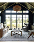Everett Leather Modular Reclining Sectional