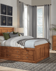 Solid Alder Storage Bed: Build Your Own Chest Bed