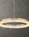 Segovia - Round Crystal LED Chandelier - Gold
