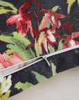 Peony - Queen Washed Linen Comforter Set Set of 3 - Charcoal