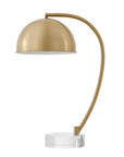 Romani - Brass Desk Lamp - Gold