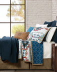 Spirit Valley - Twin Quilt Set Set of 2 - Teal