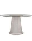 Korey - Round Dining Table - White