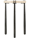 Driftwood - Metal Spot Table - Beige / Gray