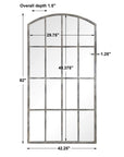 Amiel - Arched Mirror - Ivory