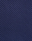Cotton Knit - Twin Blanket - Navy