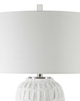 Caelina - Textured Table Lamp - White