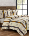 Toluca Canvas - Full Comforter Set Set of 3 - Multi Color