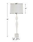 Helena - Slender Table Lamp - White