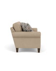 Moxy - Fabric Sofa, Curved Sock Arms