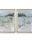 Far Away View - View Framed Prints - Light Blue