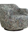Ansel - Tapestry Swivel Chair - Green
