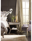 Sanctuary - Bedside Table - Pearl Silver